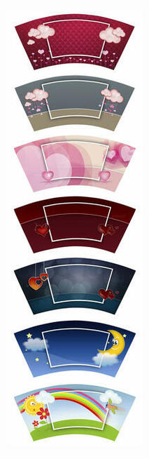 Ramki na foto kubek DVD 8 LATTE Projekty