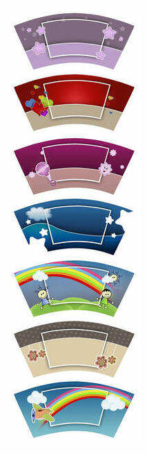 Ramki na foto kubek DVD 8 LATTE Projekty