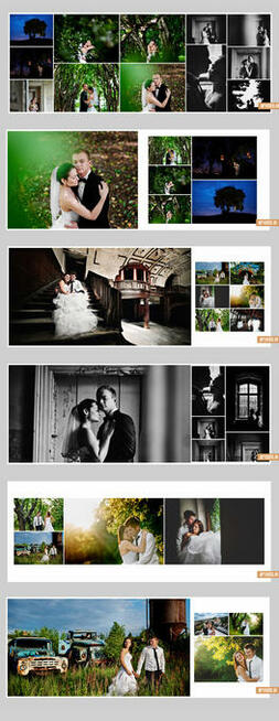 Album 30x40cm gotowe projekty ślubne DVD 26