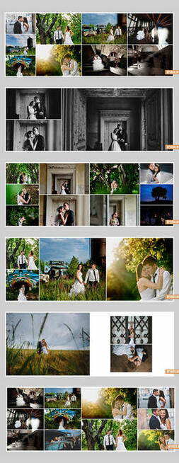 Album 30x40cm gotowe projekty ślubne DVD 26