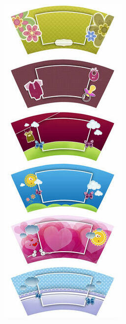 Ramki na foto kubek DVD 8 LATTE Projekty