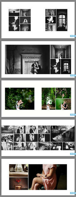 Fotoksiążki 30x60 zestaw szablonów DVD 23