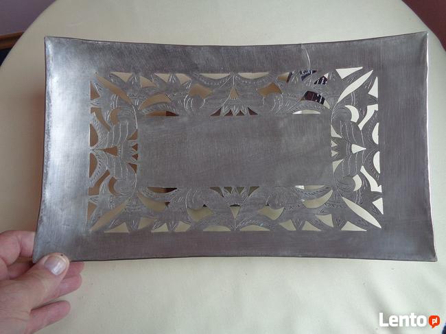 Patera metalowa, rękodzieło --Indie