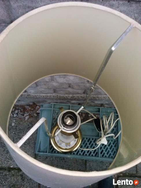 Antyk stara lampa stojąca na blat biurka, stolika, 69 zł.