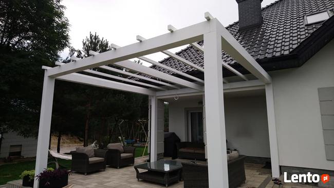 Balustrady, schody, zadaszenie, ogrodzenie, brama, wiatrołap