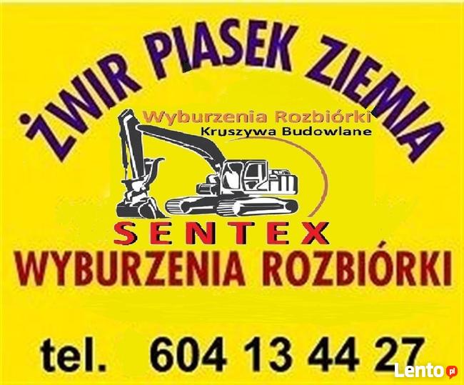 wywóz gruzu Olsztyn Dobre Miasto odbiór gruzu ziemi