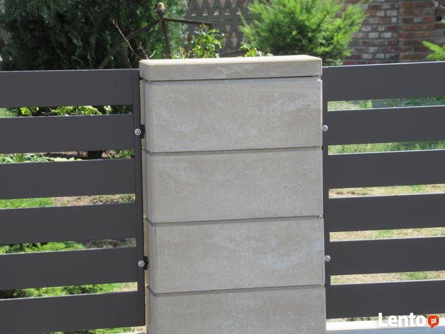 Panel z profili 100x20 ral 8019 ocynk + malowanie proszkow