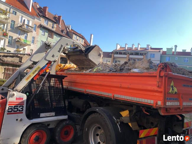wywóz gruzu Olsztyn Dobre Miasto odbiór gruzu ziemi