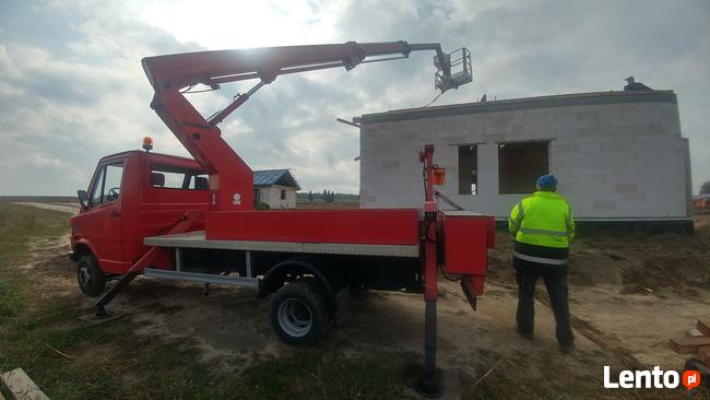 Wynajem podnośnika koszowego-zwyżka 16m z operatorem