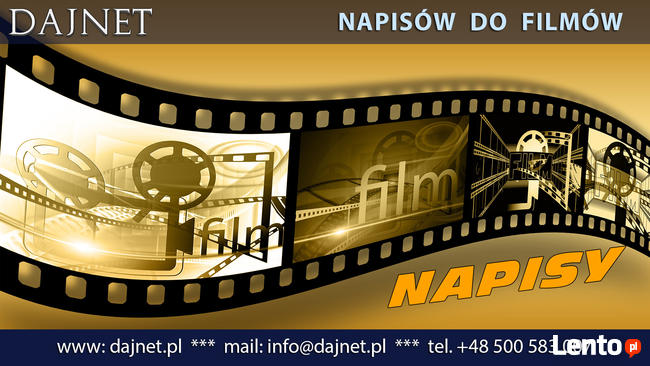 Montaż napisów do filmu, synchronizacja i wtopienie napisów