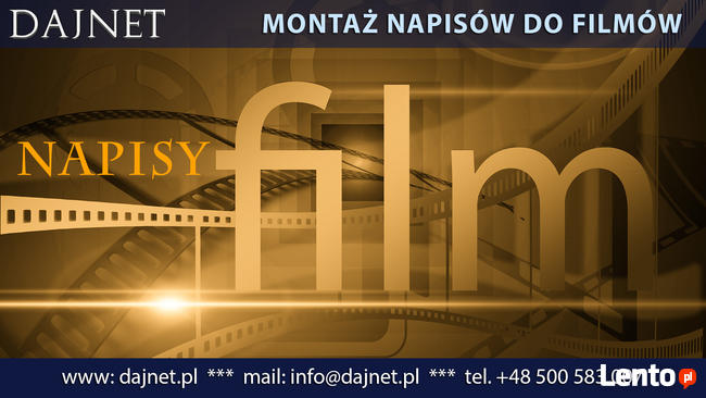 Montaż napisów do filmu, synchronizacja i wtopienie napisów