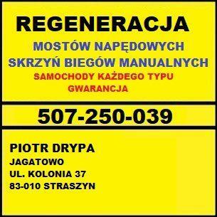 REGENERACJA MOSTÓW NAPĘDOWYCH DYFRÓW SKRZYŃ BIEGÓW