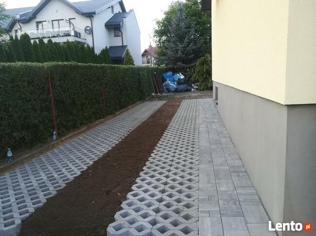 Usługi koparko ładowarką . Usługi brukarskie