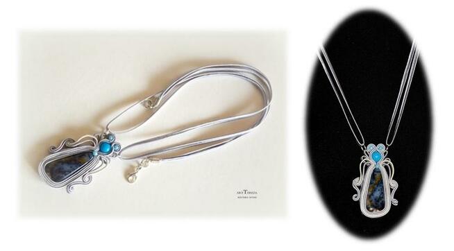 wisior sutasz prezent dla kobiety, biżuteria sutasz