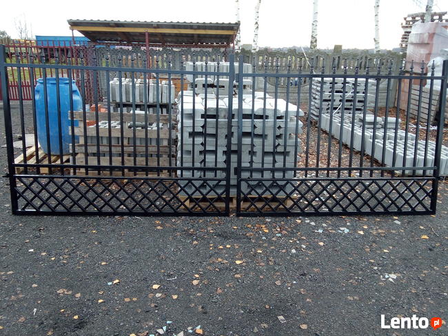 ogrodzenia betonowe panele słupki siatka bramy
