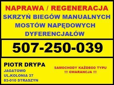 NAPRAWA REGENERACJA MOSTÓW NAPĘDOWYCH DYFRÓW SKRZYŃ BIEGÓW