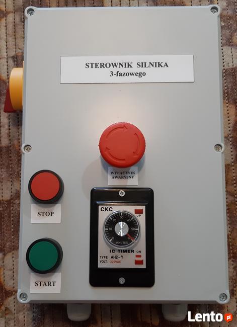 Czasowy wyłącznik silnika 3-fazowego np. zgarniacz obornika