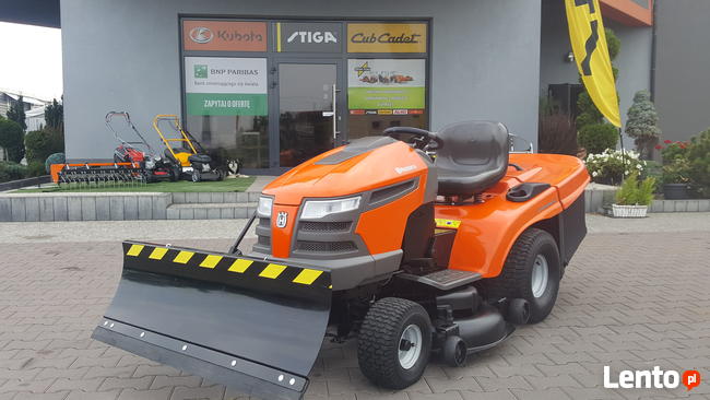 Duża Husqvarna CTH V2 traktor kosiarka odśnieżarka idealna