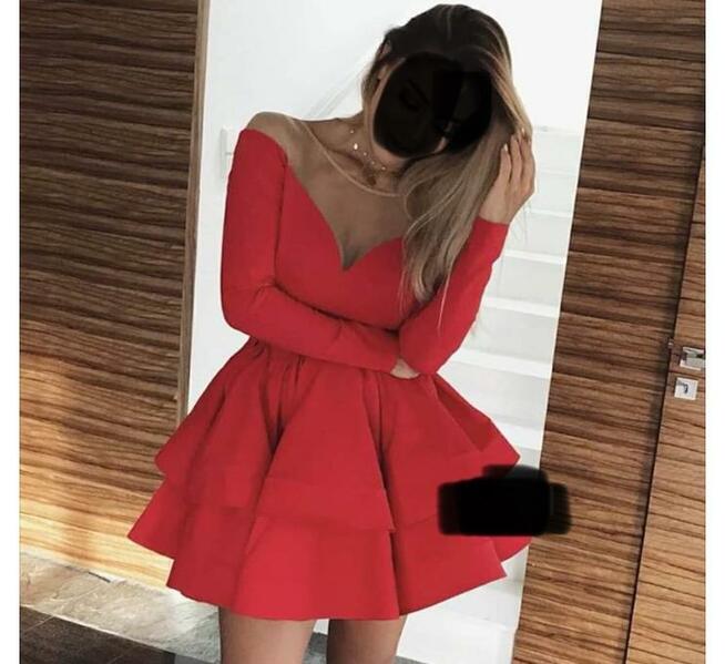 Nieużywana sukienka, Valentine Polskiej firmy Lou. Rozm S/M