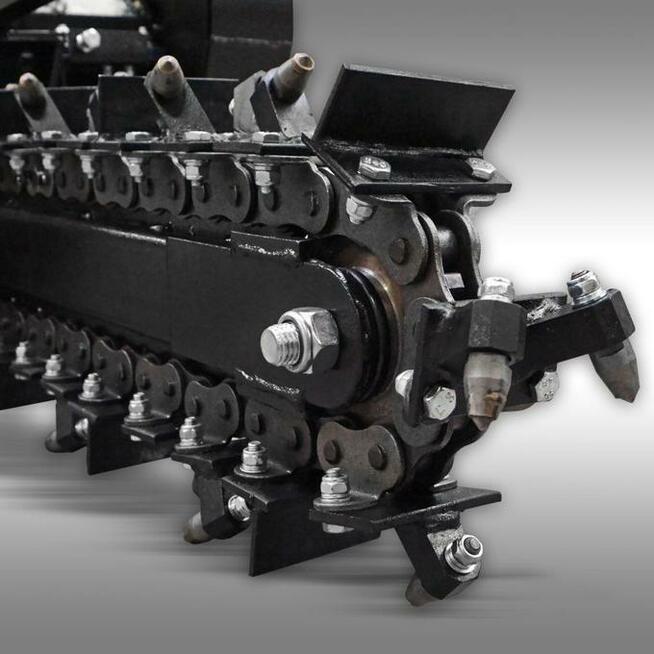 Samobieżna minikoparka łańcuchowa , silnik 15 kM, 600 mm