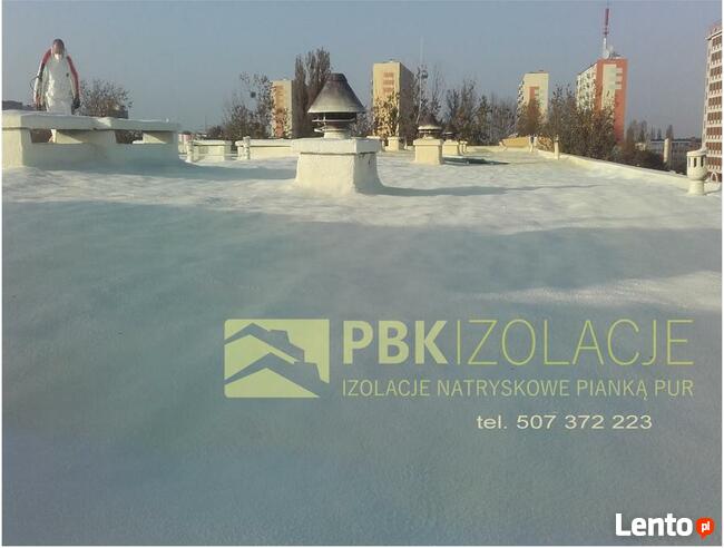 Ocieplenie poddasza, izolacja budynków, obiektów pianą PUR