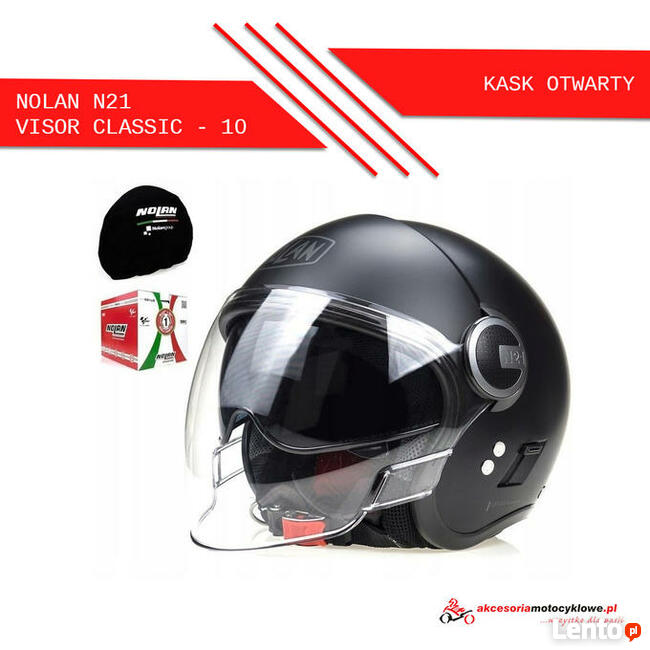 KASK OTWARTY NOLAN N21 VISOR CLASSIC - 10 - M&M MOTOCYKLE