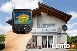 Badanie kamerą termowizyjną wycieków, mostków, ociepleń