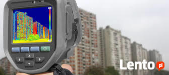 Badanie kamerą termowizyjną wycieków, mostków, ociepleń