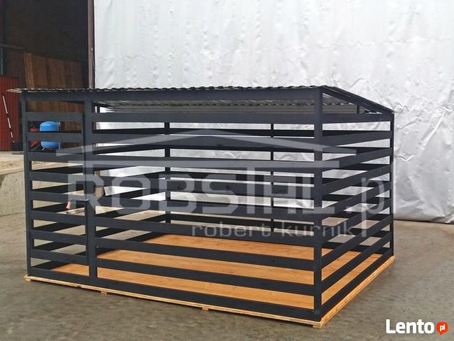 Mocny kojec dla psa BRUTUS 3x2m czarny profil