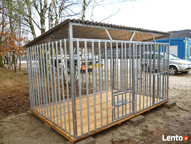 SOLIDNY I TANI kojec dla psa 3x2 REX konstrukcja ocynkowana