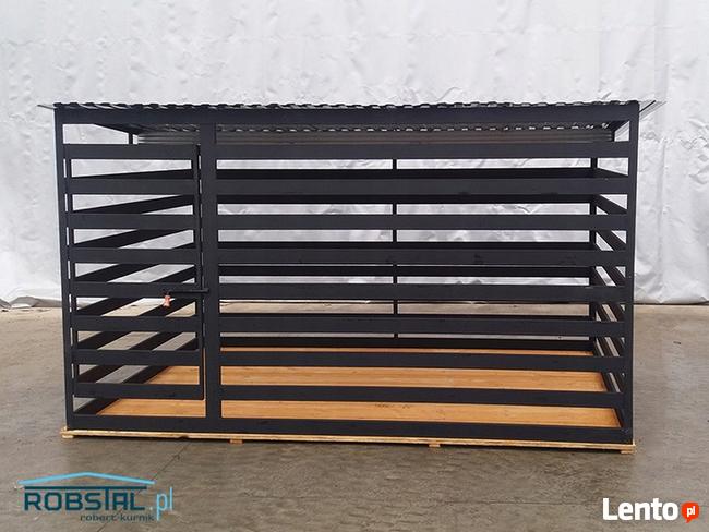 Mocny kojec dla psa BRUTUS 3x2m czarny profil