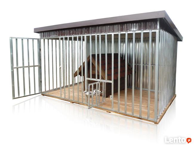 SOLIDNY I TANI kojec dla psa 3x2 REX konstrukcja ocynkowana