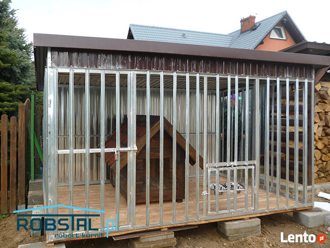 SOLIDNY I TANI kojec dla psa 3x2 REX konstrukcja ocynkowana