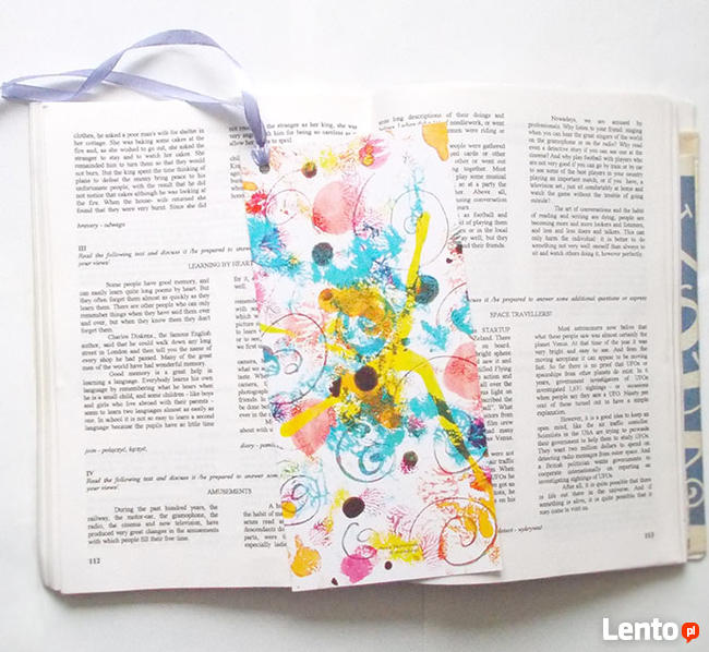 ładne zakładki, upominiki dla gości, prezenciki dla gości