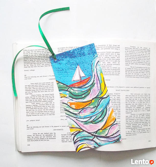 kolorowe zakładki, prezenciki dla gości, upominki dla gości