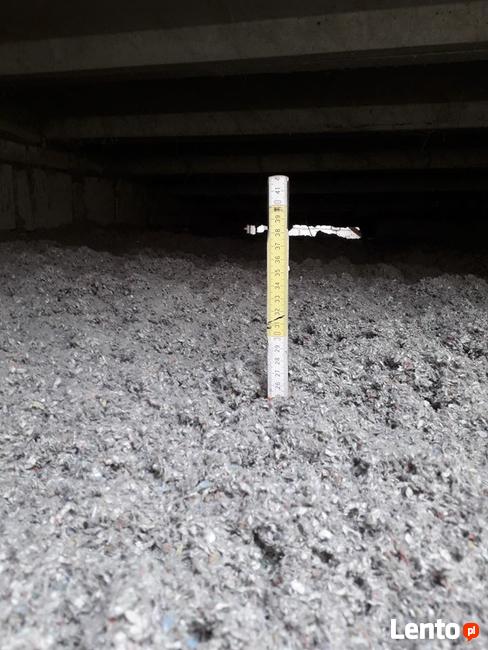 Ocieplenie poddasza celulozą i pianą PUR. Ełk - Suwałki