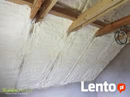 Ocieplenie poddasza celulozą oraz pianą PUR. Ełk - Suwałki