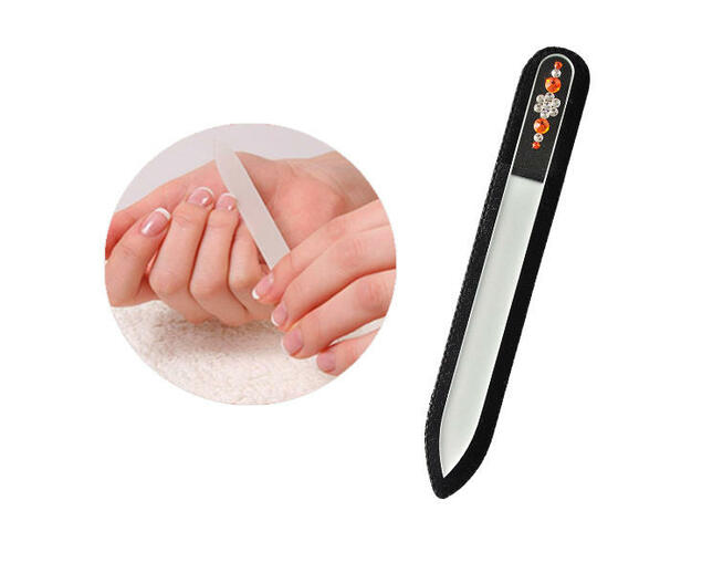 Pilniki szklane Promocja! Piękne ozdobione Swarovski crystal