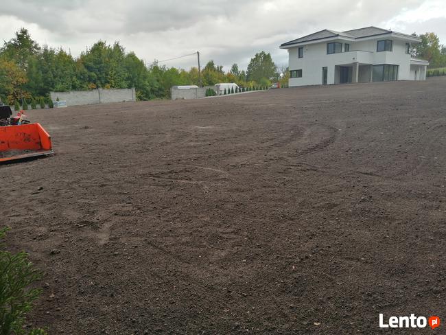 Usługi mini traktorkiem z glebogryzarka, Zakładanie ogrodów