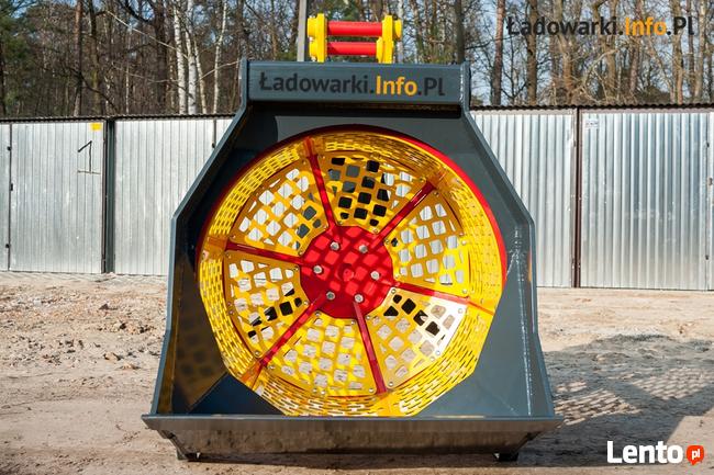 Przesiewacz PSB500 - łyżka przesiewająca do ziemi i gruzu
