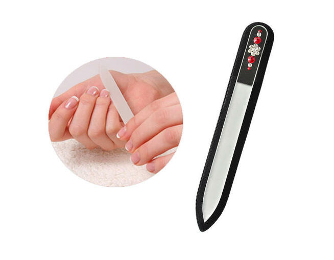 Pilniki szklane Promocja! Piękne ozdobione Swarovski crystal