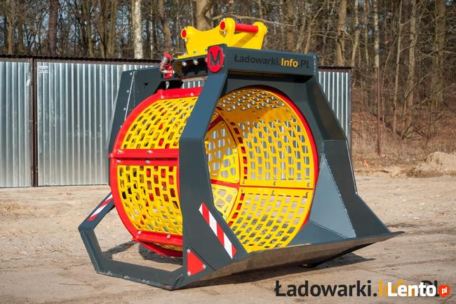 Przesiewacz PSB500 - łyżka przesiewająca do ziemi i gruzu