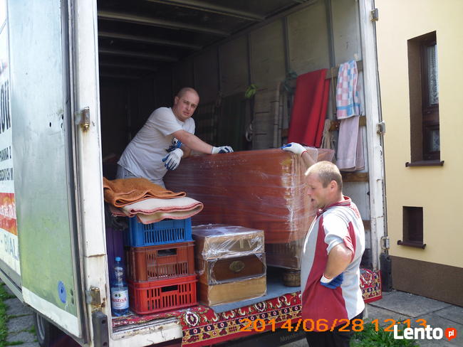 Transport pianin JP TRANS Bielsko.