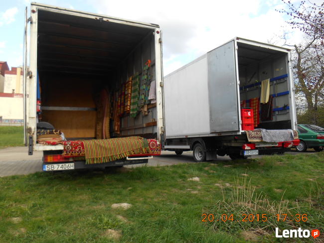 Transport pianin JP TRANS Bielsko.