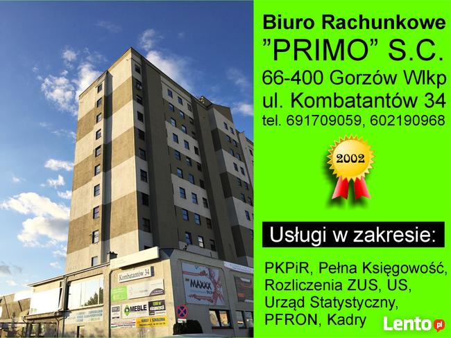 Usługi Księgowe Dębno | ”PRIMO” S.C. | Gorzów Wielkopolski