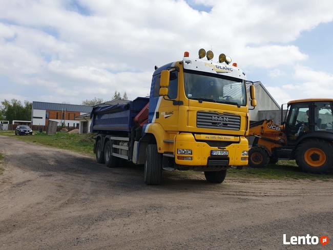 Transport HDS wywrotka, transport materiałów sypkich