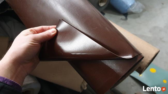 Plandeka bardzo gruba 900g plandeki panama brązowa na wymiar