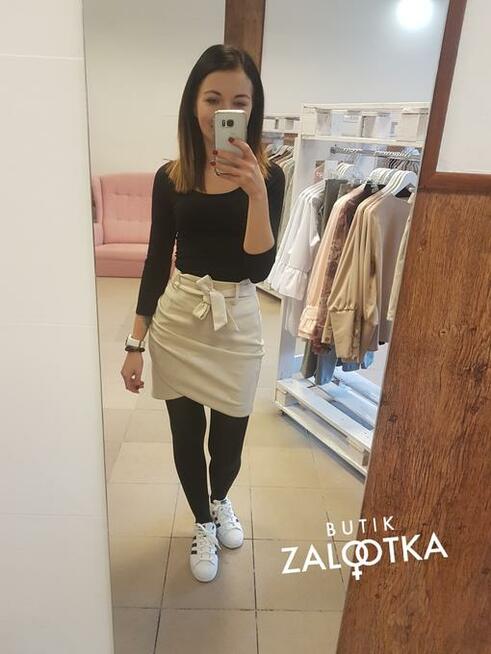 Spódnica tulipan zamszowa Butik modna odzież damska