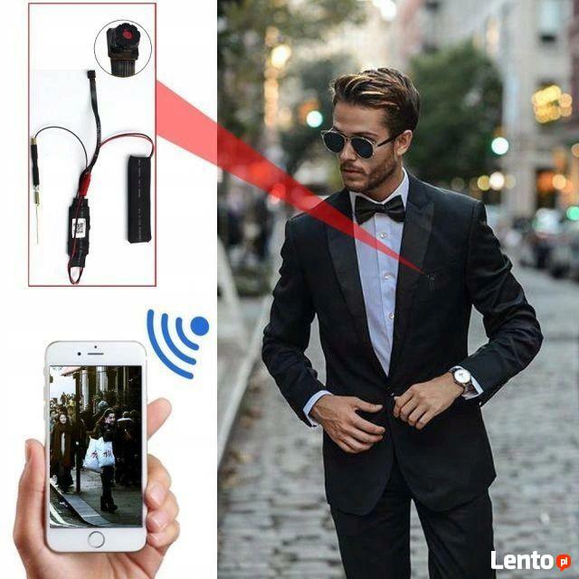 MIKRO KAMERA 4K SZPIEGOWSKA DETEKCJA DZIEŃ NOC