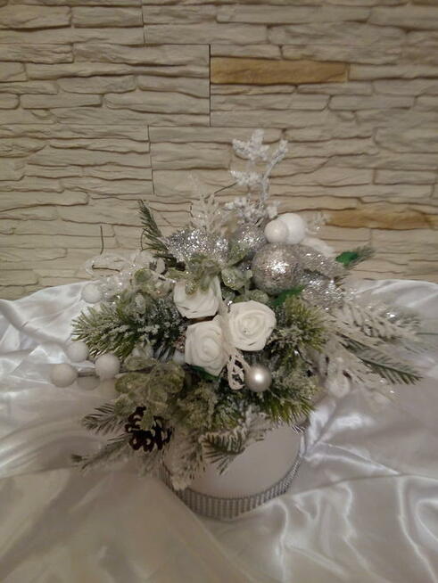 Stroik Bożonarodzeniowy flower box